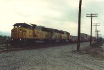 Stack train climbs east